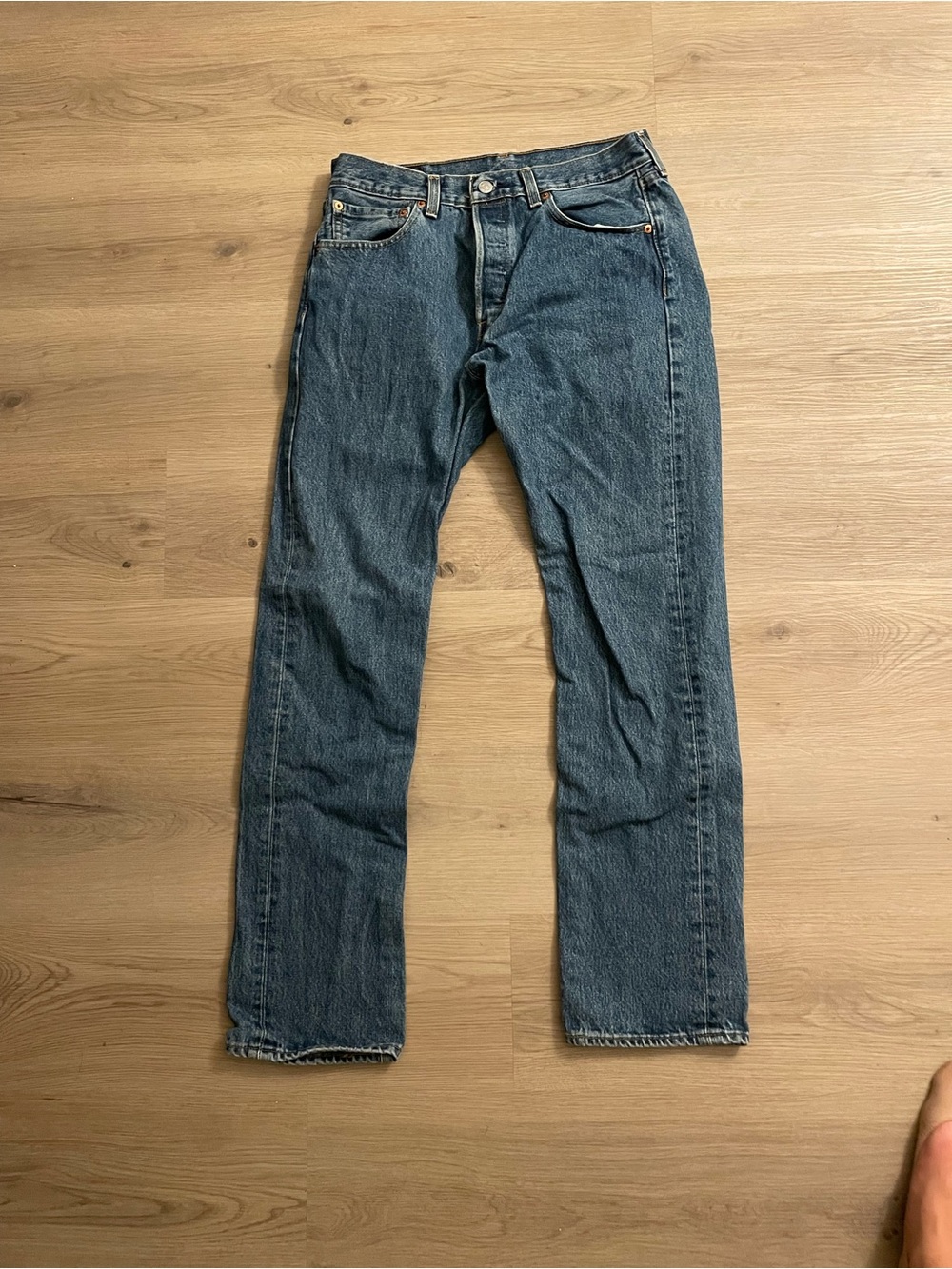 Classic Men's 501 Blue Denim Jeans